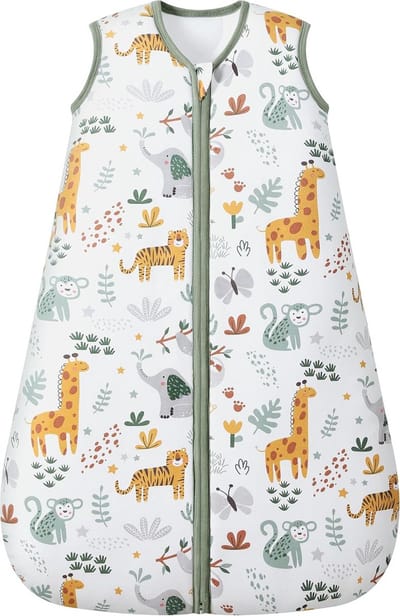 Baby Slaapzak - Wikkeldeken Baby - Warm Houden - Winter Katoen - 67 cm - Giraffe
