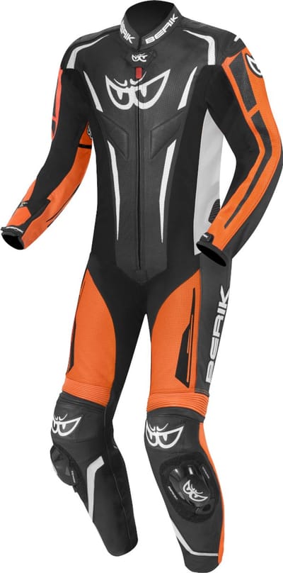 Berik RSF-Teck Perforated Zwart Oranje Wit 1-Delig Motorpak - Racepak