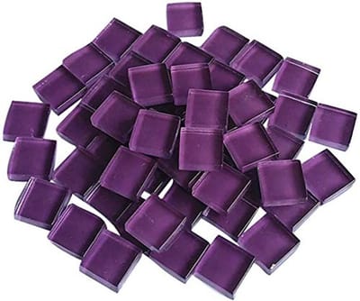 Ambachtelijke Mozaïektegels voor Creatieve DIY Projecten - 300g Mini Micro Glas in Paars