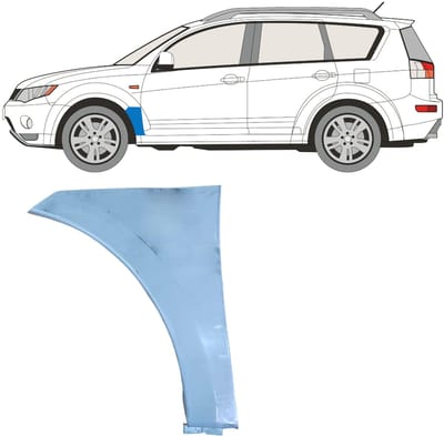 Reparatiepaneel voorspatbord voor Mitsubishi Outlander 2007-2012 / Links