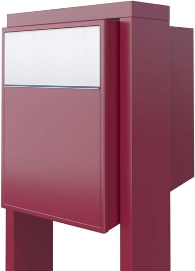 Brievenbussysteem - Staande brievenbus - Post ontvangen - Grote inhoud - 136 cm hoog - Rood
