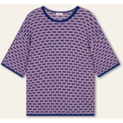 Oilily Kayla Gebreide Top- maatXS Royal Blauw