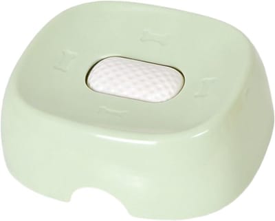 Honden Likschaal - Voerbak Bal - Langzaam Eten - Interactief Rollende Bal - 18.5 x 16.5 x 6.5 cm - Groen