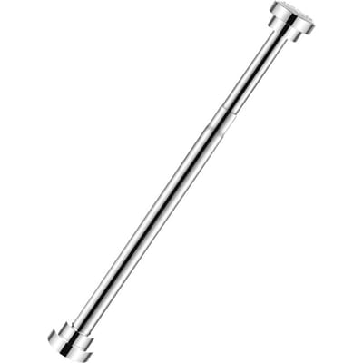 Tringle de placard réglable en acier inoxydable, sans perforation, rétractable, pour séchage de vêtements pour salle de bain