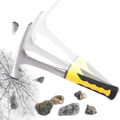Geologische Hamer van Koolstofstaal - Puntige Tip en Antislip Grip voor Onderzoek