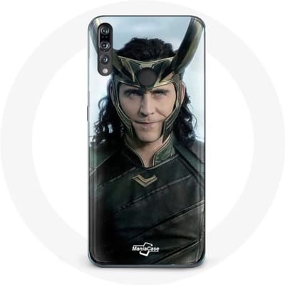 Coque maniacase pour Huawei P30 Lite Loki Thor Ragnarok avec Casque Saison 1 noir