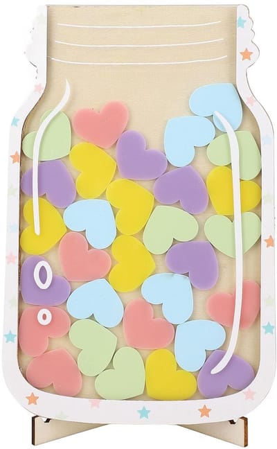 Dailygoods- Beloningsglas Magnetisch - Beloningssysteem - Positieve Gedragsbeloning - Beloningspot Kinderen - Potjestraining - Geschikt voor Peuters