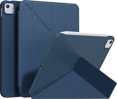 Tablet Hoes geschikt voor iPad Air 13 inch hoes - (2026 M4 / 2025 M3 / 2024 M2) - Blauw