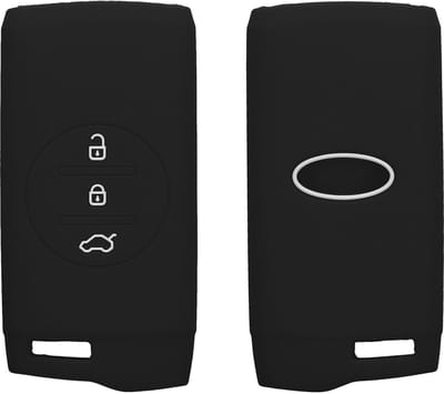 kwmobile autosleutel hoesje geschikt voor DR 6.0 / DR 5.0 hoes - TPU autosleutel behuizing - Beschermende auto sleutel case - Sleuteletui in zwart