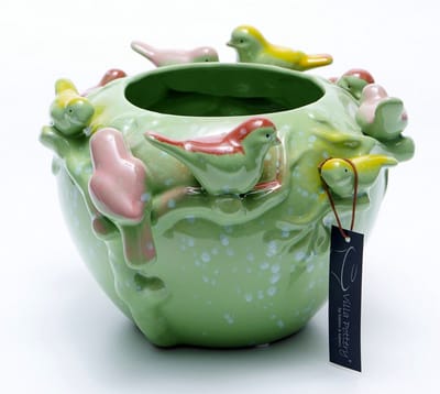Vaas - Villa Pottery - Decoratie - Woondecoratie - porselein - waterdicht - Chico 1_3 Green