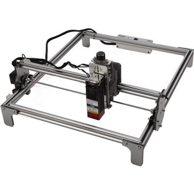 Graveur Laser 20W Zone de Coupe 420 X 400mm Alliage d'Aluminium Acrylique Machine de Gravure Laser 100‑240V Prise UE