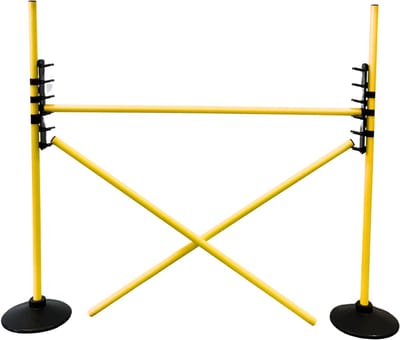 Hobby Horse Hindernis Verstelbaar 3 Leggers - Geel