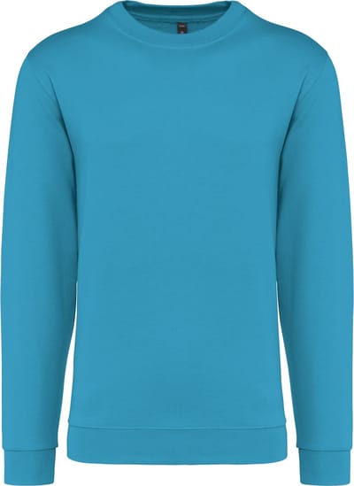 Sweater 'Crew Neck Sweatshirt' Kariban Collectie Basic+ M - Hawaii Blue
