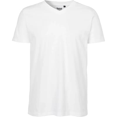 Neutral Men´s V-Neck T-Shirt NE61005 - White - S