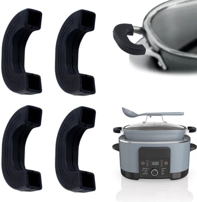 Dailygoods- Handvat Cover - 2 Paar Siliconen - Hittebestendig - Antislip - Duurzaam - Flexibel - Gemakkelijk te Reinigen - Pannenhouder