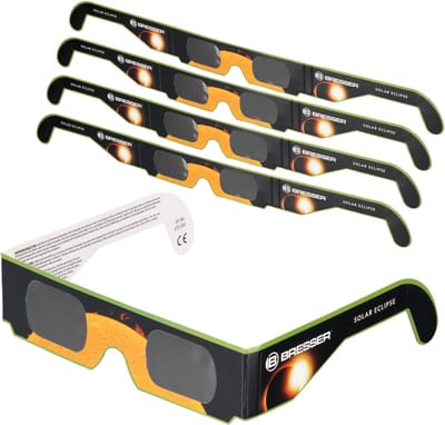 Bresser Eclipsbril - 5 stuks - Zonsverduistering - Zonwaarnemingen - Veilig