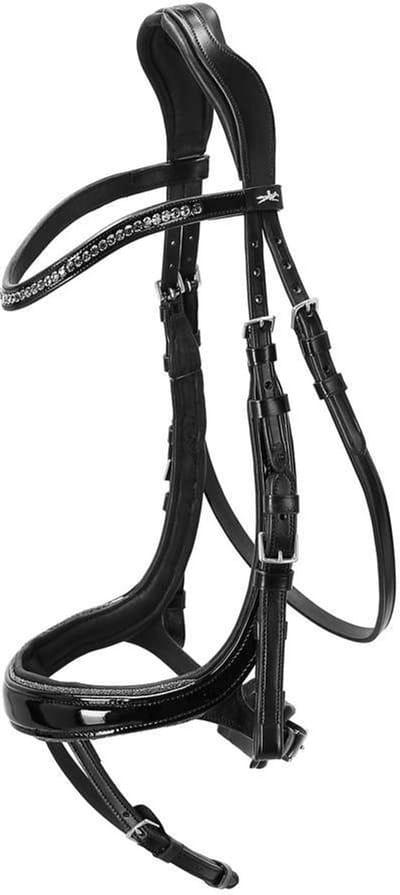 Schockemöhle Hoofdstel Equitus Beta Glam - Black patent - Cob