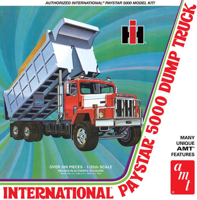 AMT Modelbouwpakket Militaire voertuigen - 1381 International Paystar 5000 Dump Truck Plastic - 1:25 - Modelbouw