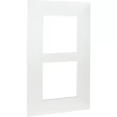 Legrand Vanela Next Dubbele Afdekplaat Horizontaal/verticaal Wit 57mm