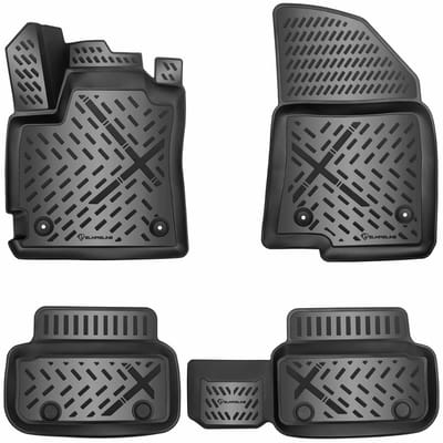 3D Rubber Automatten voor DACIA SANDERO 2021-2026 [3. Gen] - geurloos & op maat - hoge rand