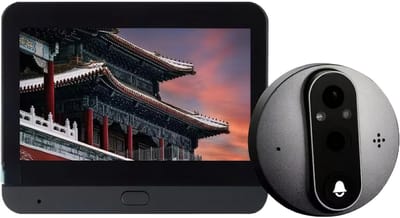 Videodeurbel Camera - Slimme Deurbel - Huisbeveiliging - Draadloze Integratie - 18.9 x 12.6 cm - Wit