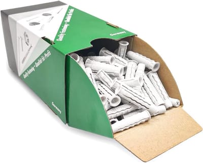 Universele pluggen - Kunststof deuvels - Solide verankering - Optimale schroefgeleiding - 5x25 mm 100 stuks