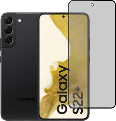 Screenprotector Geschikt voor Samsung Galaxy S22 Plus Privacy screenprotector Tempered glass 1 stuk - Privacy Screenprotector Geschikt voor Samsung Galaxy S22 Plus - Privacy Glass Screenprotector Geschikt voor Samsung Galaxy S22 Plus