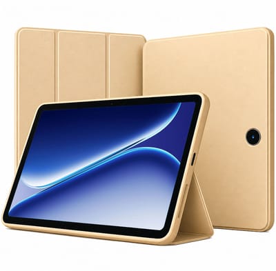 TechNow Hoesje geschikt voor OnePlus Pad Go 2 Hoesje – Extreme Shock Case – Smart Case - Goud
