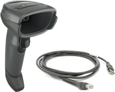 Zebra DS4608, 2D, SR, USB, RS232, kabel (USB), zwart