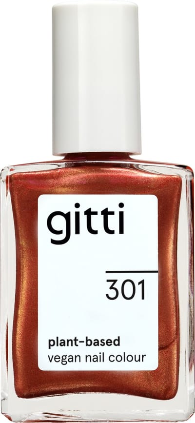 Gitti No. 301 - Rise Above Red - nagellak - minimaal 82% natuurlijk - 23 vrij - manicure - blijft 7 dagen zitten