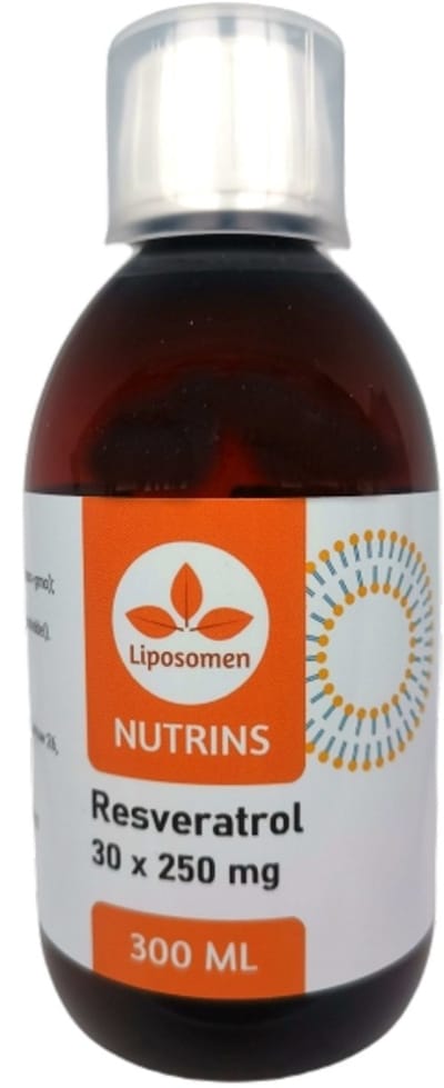 Nutrins Liposomaal Resveratrol 250 mg 30 x 10 ml - 30 porties - vloeibaar resveratrol uit Japanse Duizenknoop