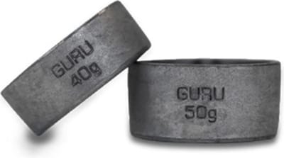Guru - X-Change Distance Feeder Weights | Heavy Sp.Pack | 40g + 50g - Zilver
