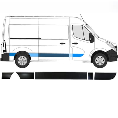 Sierlijsten set voor Opel Movano 2010-2021 / Rechts