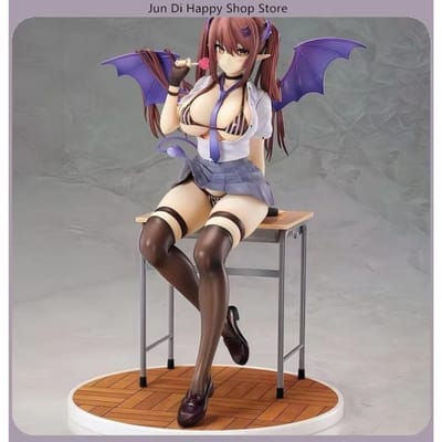 Demonisch Meisje Lumilu 23cm Anime Figuur Standbeeld Bureau Decoratie Cadeau Langdurig Duurzaam Kindvriendelijk Perfect Cadeau gray