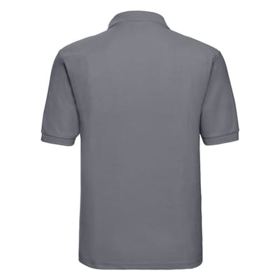 Russell Heren Klassiek Polycotton Poloshirt (Convoy Grijs Effen)