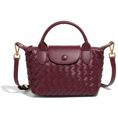 Handgeweven Tas Mode Dumpling Handtas High-end Longxiang Tas Textuur Trendy Schoudertas Crossbodytas gray