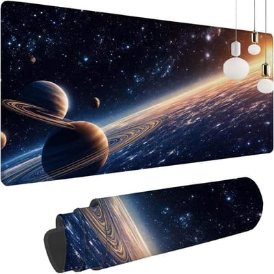 Grote Muismat - Bureauonderlegger Desk Pad - Gaming Kantoor - Anti-slip Rubberen Basis - 100x60cm - Zwart