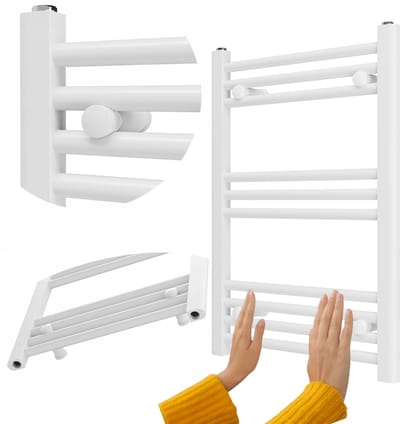 Granitan Badkamerradiator Breno - 50x70cm - Wit - Ladderradiator - Handdoekradiator