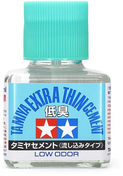 Tamiya 87236 Extra Thin Cement Low Odor – Extra Dunne Plastic Modelbouw Lijm – 40 ml