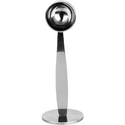 Espresso Standaard Koffie Maatschepje Tamper Lepel Roestvrij Staal Koffie & Thee Gereedschap Tampers Koffiebenodigdheden gray