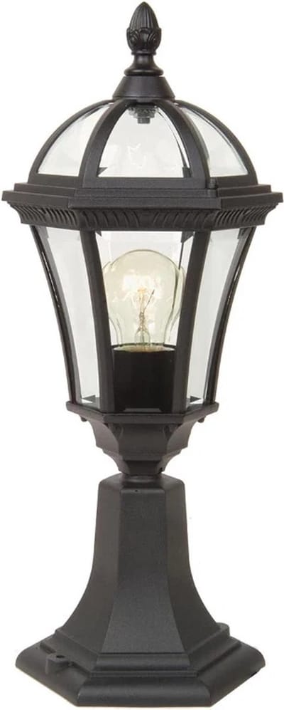 Garden Zone Mini LED Tuin Pilaar Ledbury | 1X E27 Max 60W | IP44 (Outdoor) | Black