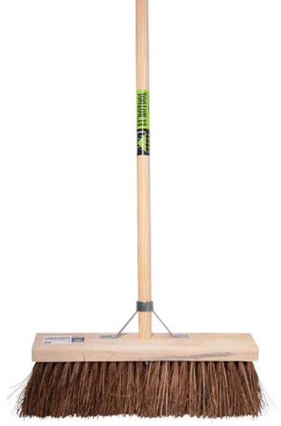 MM Eurotool Stadsbezem 46 cm met FSC-steel 140 cm en stokhouder
