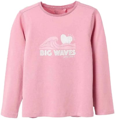 Zippy 3107142702 T-shirt Met Lange Mouwen Roze 3-4 Years Meisje