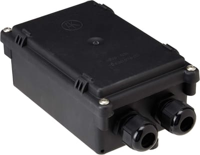 Kabeldoos - Verbindingsbox - Auto Onderhoud - Kwaliteit Product - 6x10x19.2 cm - Zwart