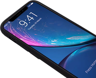 Hoesje Geschikt voor Apple iPhone XS Max TPU back cover/achterkant hoesje kleur Zwart
