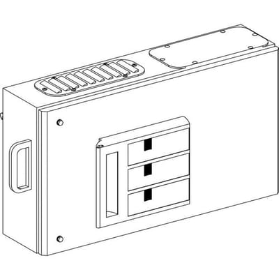 Schneider Electric KSB250HD502 KS-uitgangskast, 250A, met zekeringscheider, NH1 Aftakking 1 stuk(s)