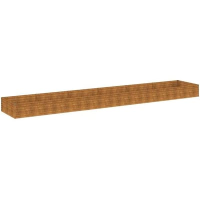 vidaXL - Plantenbak - verhoogd - 579x100x36 - cm - cortenstaal