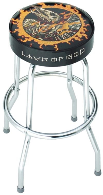 Rocksax Lamb Of God - Omens Barkruk - Zwart