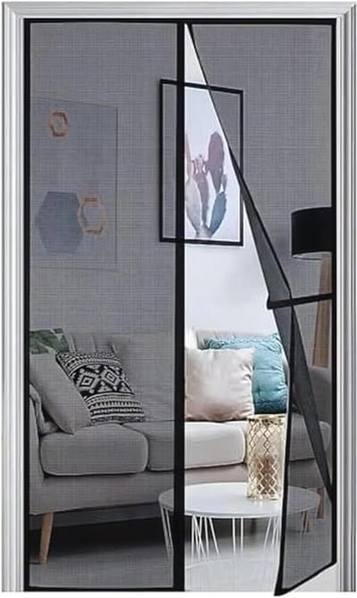 Magnetische Horren voor Raamdeuren 120 x 220 cm - Anti-Insecten Gordijn voor Frisse Lucht