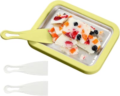 Apparaat voor Rolijs - IJsmaker Yoghurt - Desserts Maken - Dubbele Schraper - 225x175cm - Groen